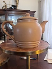 Satin Glaze Ocher Tea Pot 4