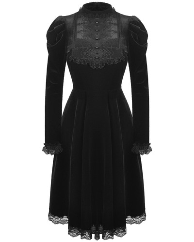 Dark love gothic dress - dark,