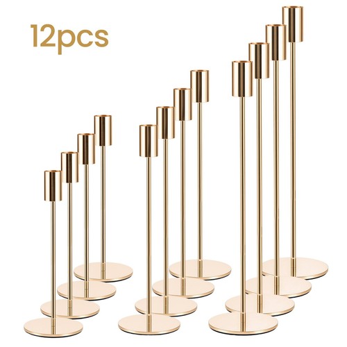 12pcs golden metal taper - 12pcs,