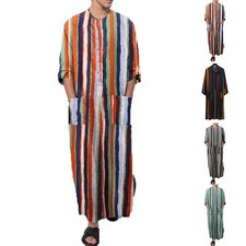 Stylish Men's Long Dress Robe