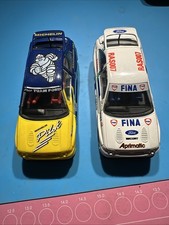 Scalextric 2 x Ford Escort Rs Cosworth Rally Cars