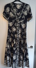 Whistles Dress Black White