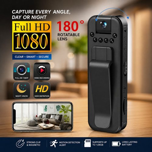 1080p mini body camera - body,
