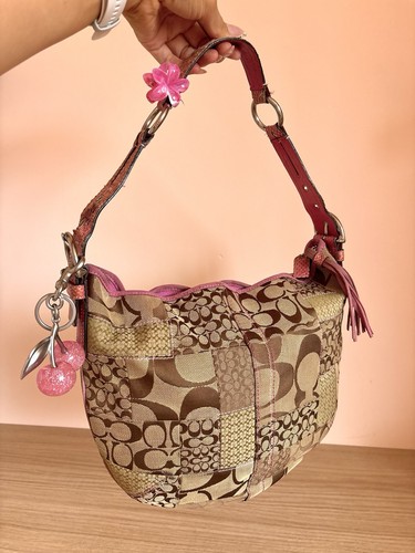 Rare vintage coach patchwork - vintage,