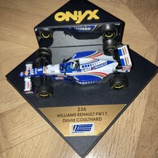 Onyx 1:43-236 Williams Renault FW17 David Coulthard With Display Case