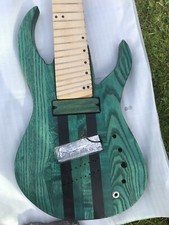 Unique Luthier Made 9 String Project Guitar Unfinished Custom  Stunning