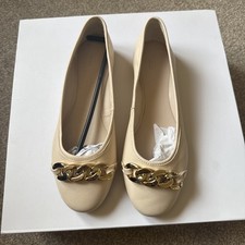 Dune London 736 Hassel woman Tan shoes Soft Leather Flat Size UK 5 Brand New 