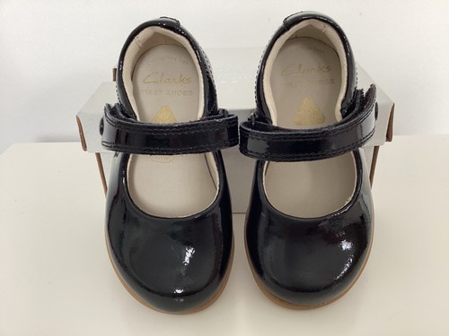 Clarks drew tap black patent - drew,