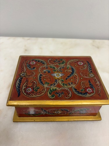 Ornate floral hand painted - floral, hand-painted