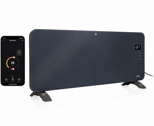 Smart glass panel heater 2000w - glass,