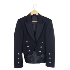 Men's Black 100% Wool Prince