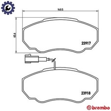 BRAKE PAD SET DISC BRAKE P 23