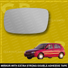 For Toyota Starlet wing mirror glass 96-99 Left Passenger side Spherical