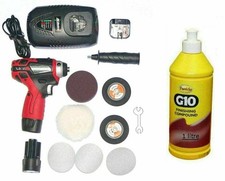 ACDELCO ARS1212 Li-ion 3" Headlight mini Polisher Kit & 1lt G10 Finishing Polish