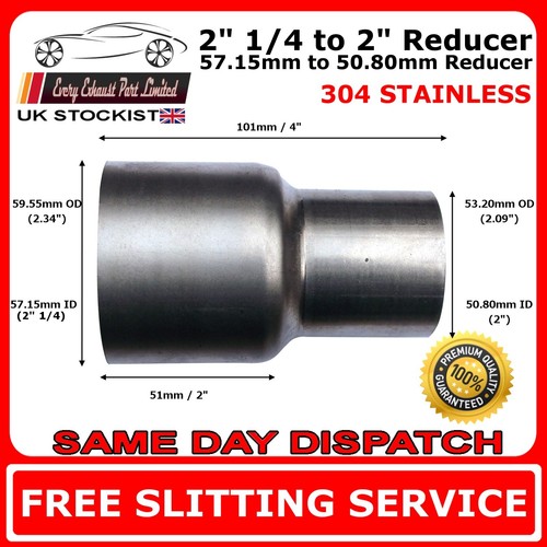 2 stainless steel - 2.25",