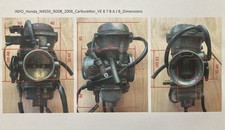 Carburettor Keihin VE87BAJB Honda NX 650 Dominator RD08 1996 with 6Sigma jet kit