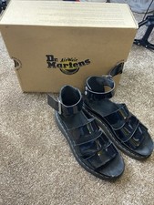 Dr Martens Clarissa Patent Leather Gladiator Sandals Size UK 6 Immaculate