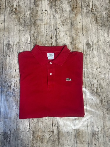 Men red lacoste polo - men’s,