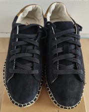 ZARA Mens Blue Suede