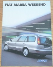 FIAT MAREA WEEKEND RANGE BROCHURE 1996 (SX ELX HLX) ENGLISH TEXT EXC  RARE