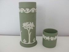 WEDGWOOD GREEN JASPERWARE