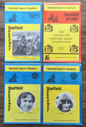 Sheffield speedway programmes - programmes,