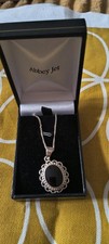 Abbey jet sterling silver - jet,