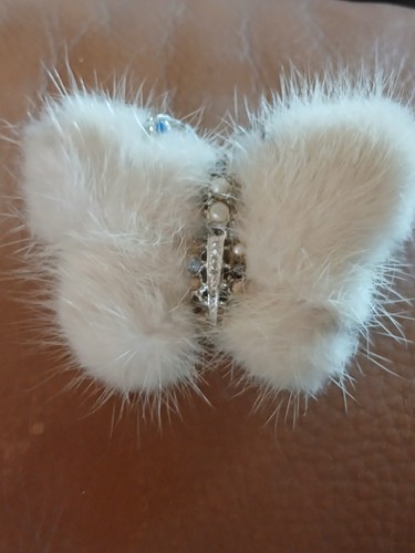 Vintage mink butterfly - mink,