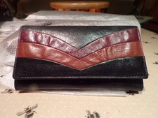 multi coloured leather purses