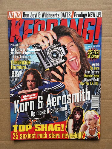 Korn aerosmith kerrang 650 - korn/aerosmith, no.650
