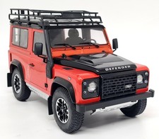 Kyosho 1/18 Land Rover Defender 90 Adventure Phoenix Orange Diecast Model Car