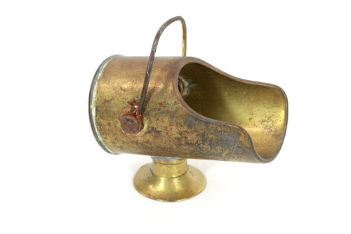 Antique brass trench - brass, shell