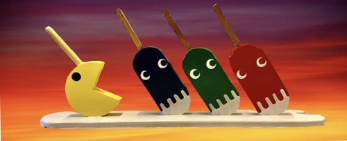 Pac man art pop - man,