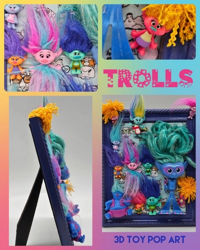 Trolls toy pop art deco - trolls,