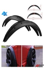 4X 3.5" & 4" Universal Flexible Car Fender Flares Extra Wide Body Wheel Arches