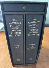 Compact Edition Of The Oxford English Dictionary