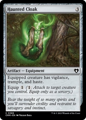 Haunted cloak commander - cloak,