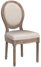 VONLUCE Accent Chairs Set of 2, French Upholstered Dining Chairs for Bedroom Liv