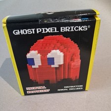 Pac-Man Ghost Pixel Bricks -