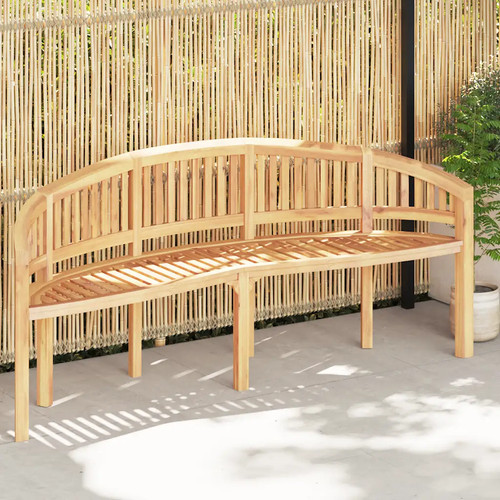 Banana bench 200 - banana, teak