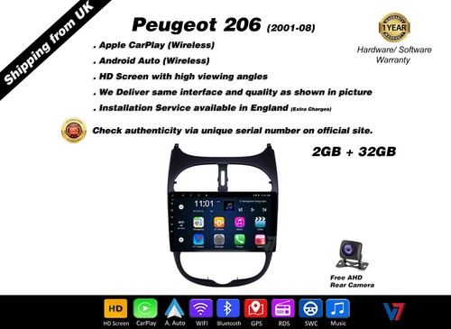 Peugeot 206 2001 android - 2001-08,
