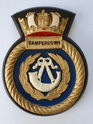 Vintage hms camperdown ships - vintage,