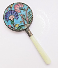 Vintage Hand Held Mirror With