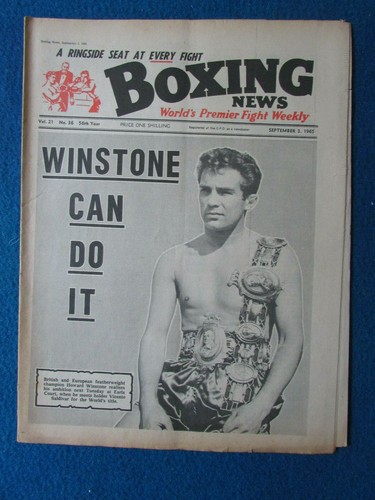 Boxing news magazine 9 65 - boxing,