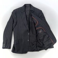 CROMBIE Pinstriped Blazer
