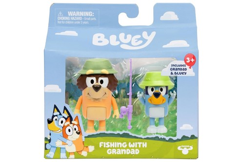 Bluey fishing with grandad - with,