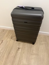 John Lewis - ANYDAY Girona 65cm 4-Wheel Medium Suitcase, Grey