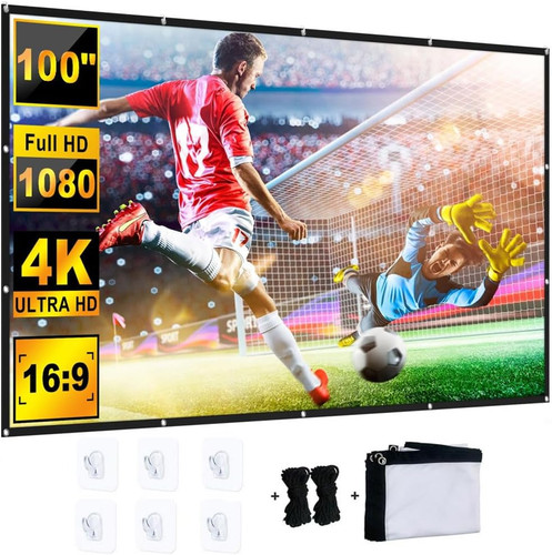 Projector screen 100 inch - projector,