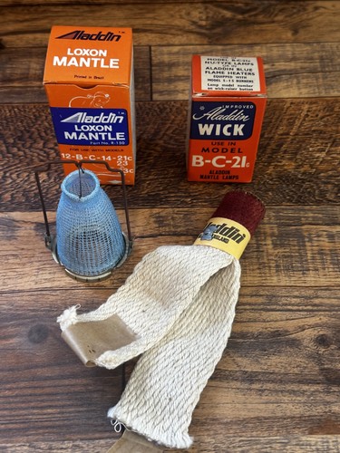 Vintage aladdin mantle lamp - mantle,