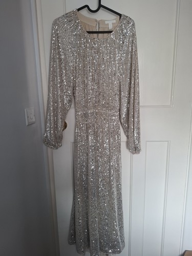 Sequined midi dress with - h&m,